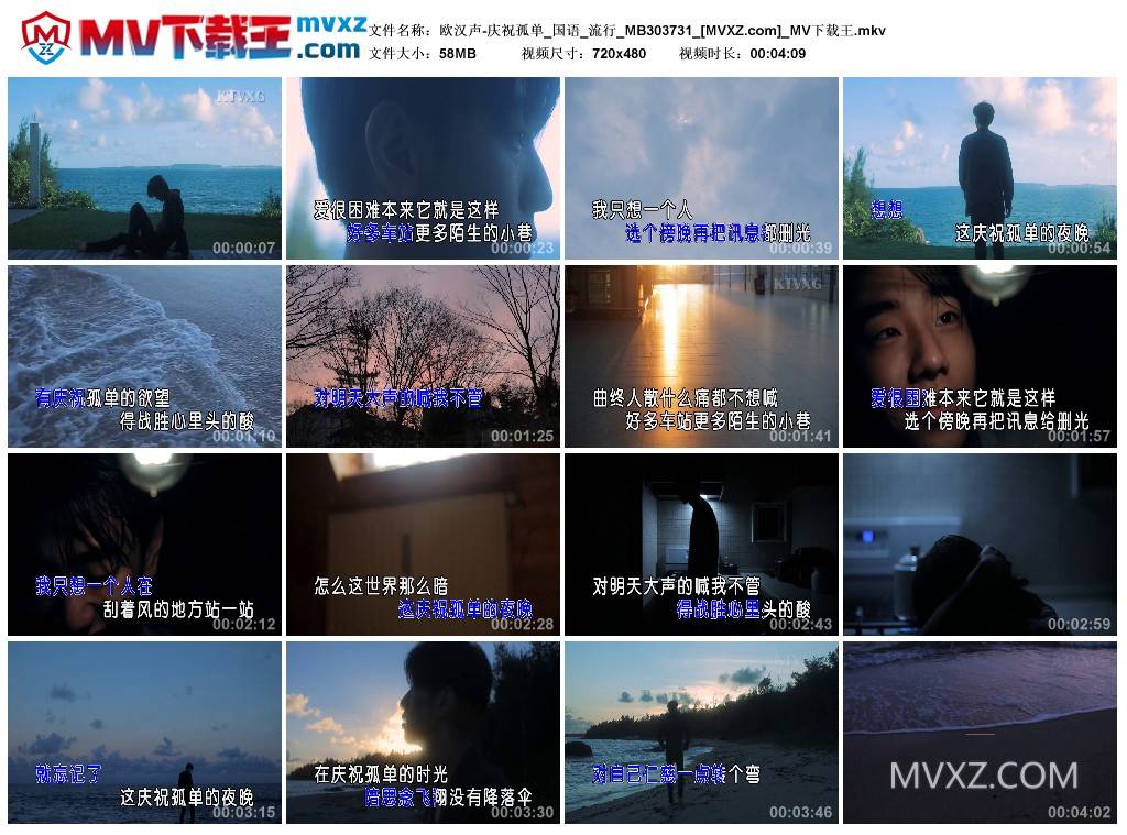 欧汉声-庆祝孤单_国语_流行_MB303731